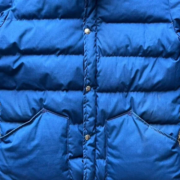 The North Face Blue Puffer Jacket Mens L Outdoors Gorpcore Winter Skiing Coat - Picture 3 of 8